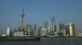 Shanghai Skyline, China, Huangpu River, Skyscrapers, Cityscape, Boats, Ships HD Footage
