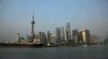 Shanghai Skyline, China, Huangpu River, Skyscrapers, Cityscape, time lapse HD Footage