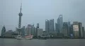 Shanghai Skyline, China, Huangpu River, Skyscrapers, Cityscape, Boats time lapse HD Footage