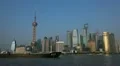 Shanghai Skyline, China, Huangpu River, Skyscrapers, Cityscape, Boats, Ships HD Footage