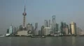 Shanghai Skyline, China, Huangpu River, Skyscrapers, Cityscape, Boats, Ships HD Footage