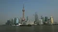 Shanghai Skyline, China, Huangpu River, Skyscrapers, Cityscape, Boats, Ships HD Footage