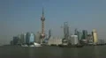 Shanghai Skyline, China, Huangpu River, Skyscrapers, Cityscape, Boats time lapse HD Footage