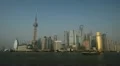 Shanghai Skyline, China, Huangpu River, Skyscrapers, Cityscape, Boats, Ships HD Footage