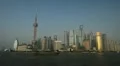Shanghai Skyline, China, Huangpu River, Skyscrapers, Cityscape, Boats time lapse HD Footage