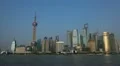 Shanghai Skyline, China, Huangpu River, Skyscrapers, Cityscape, Boats, Ships HD Footage