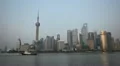 Shanghai Skyline, China, Huangpu River, Skyscrapers, Cityscape, Boats, Ships HD Footage