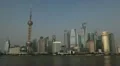 Shanghai Skyline, China, Huangpu River, Skyscrapers, Cityscape, Boats time lapse HD Footage