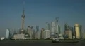 Shanghai Skyline, China, Huangpu River, Skyscrapers, Cityscape, Boats time lapse HD Footage