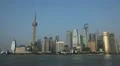 Shanghai Skyline, China, Huangpu River, Skyscrapers, Cityscape, Boats time lapse HD Footage