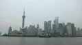 Shanghai Skyline, China, Huangpu River, Skyscrapers, Cityscape, Boats time lapse HD Footage