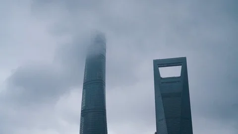 Shanghai skyline Stock Footage 106718961