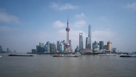 Shanghai Skyline Stock Footage 276219805