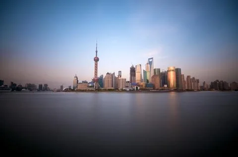 Shanghai skyline Stock Photos