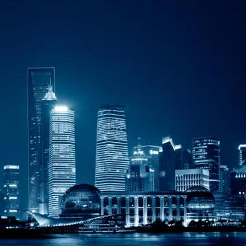 Shanghai skyline Foto stock