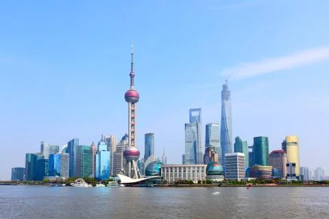 Shanghai skyline Foto stock