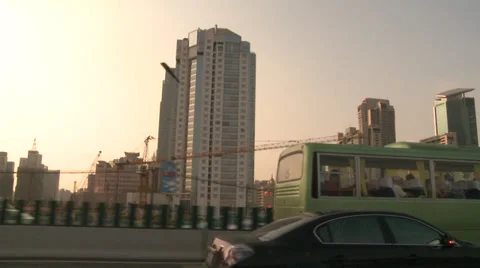 Shanghai skyscrapers Stock Footage 38177557
