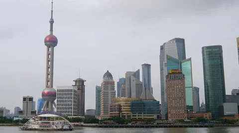 Shanghai Skyscrapers Stock Footage 50226045