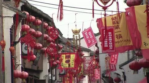Shanghai street scape Video stock 11235956