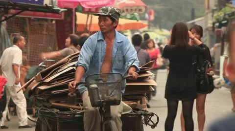 Shanghai Streets 3 Stock Footage 11234003