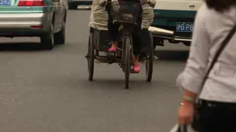 Shanghai Streets 4 Stock Footage 11234043