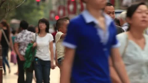 Shanghai Streets 9 Stock Footage 11227325