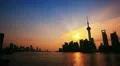 Shanghai Sunrise, Panning Time Lapse HD Footage
