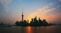 Shanghai Sunrise Time Lapse. Please search more similar: "ChinaHDV-Shanghai" HD Footage