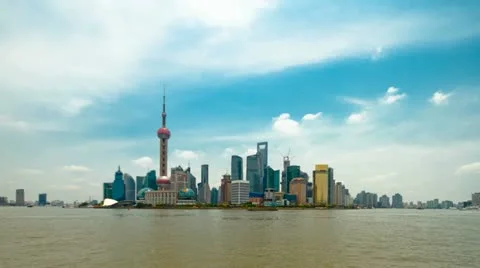 Shanghai timelapse Video stock 11223408