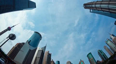Shanghai timelapse Video stock 11223795