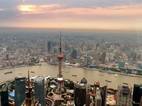 Shanghai timelapse Video stock 11223906