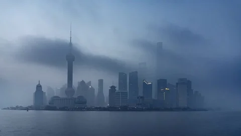 Shanghai Timelapse Stock Footage 79803704