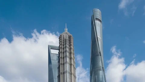 Shanghai Timelapse Stockbeeldmateriaal 197562357