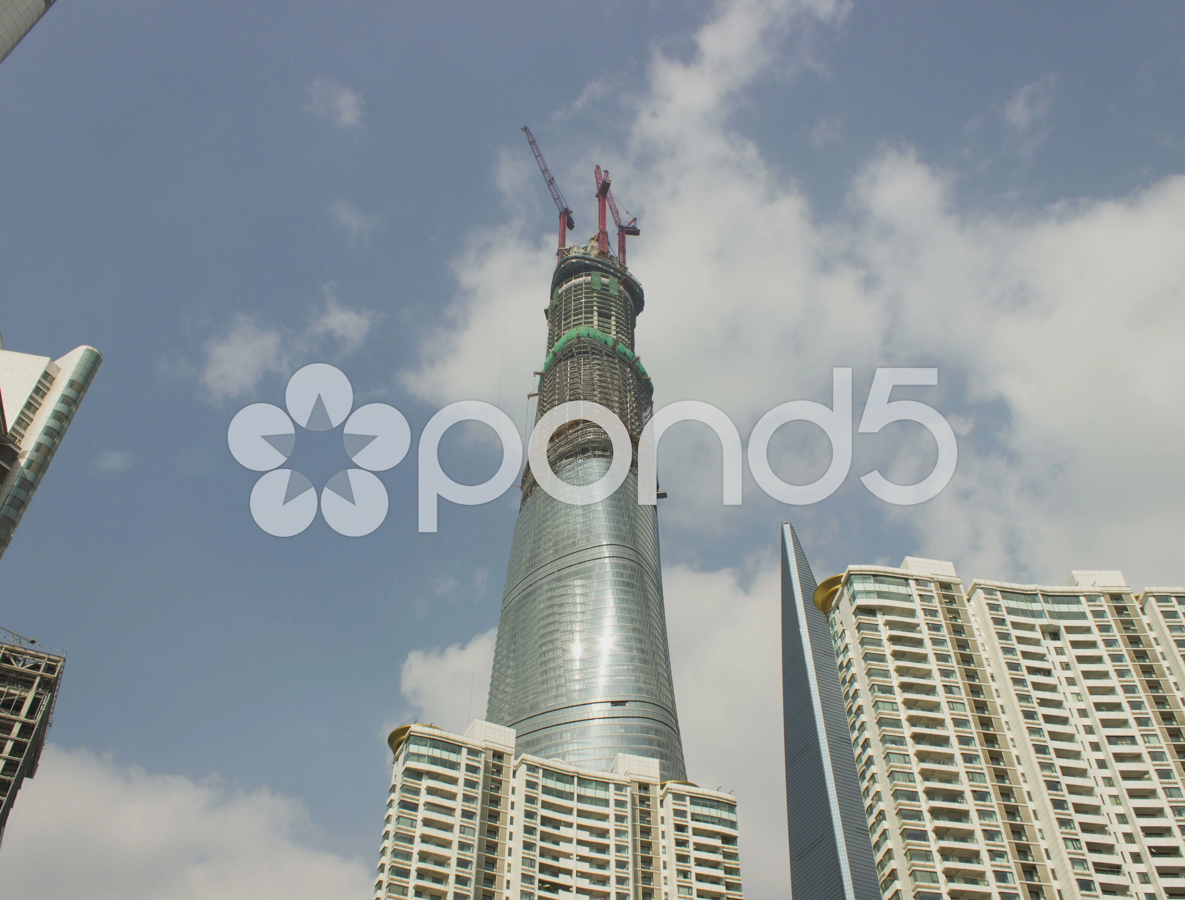 Shanghai Tower Construction Superb Construction Speed Of The Shanghai
