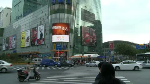 Shanghai traffic 14 Stock Footage 10587862