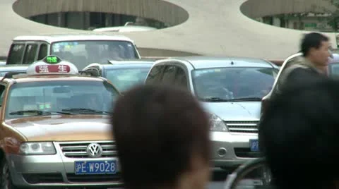Shanghai traffic 17 Stock Footage 10587842