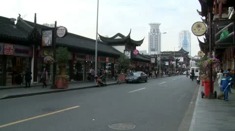 Shanghai traffic 22 Stock Footage 10587826