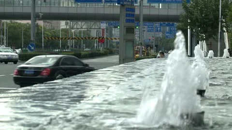 Shanghai traffic 6 Stock Footage 10588131