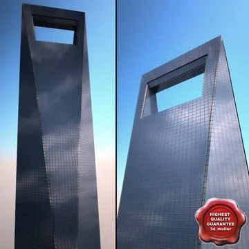 Shanghai World Financial Center 3D Model