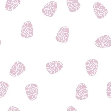 Shank beef glyph seamless pattern Stock Illustration