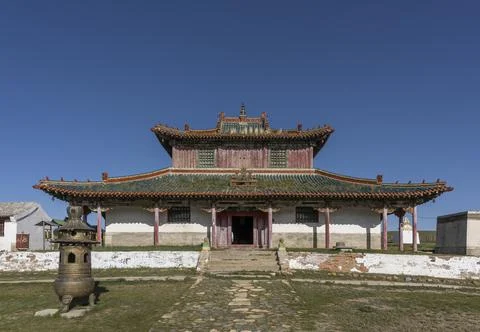 Shankh Monastery Mongolia Temple Stock Photos