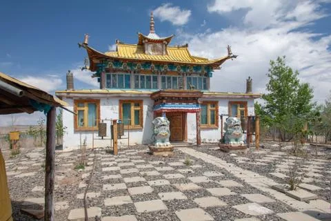 Shankh Monastery temple in Mongolia Stock Photos