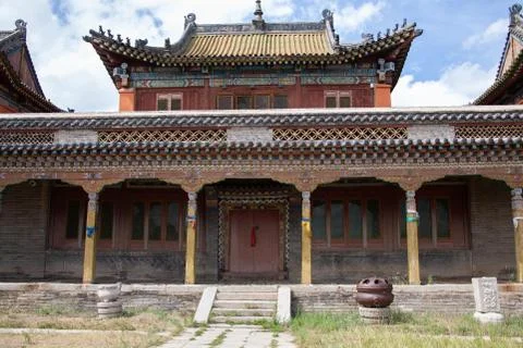 Shankh Monastery temple in Mongolia Stock Photos