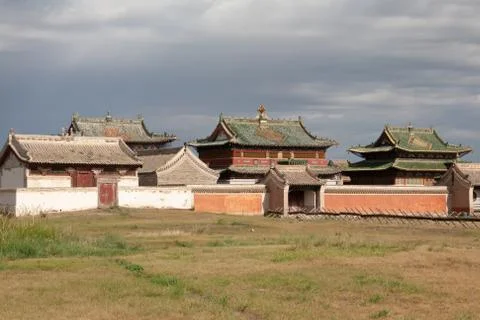 Shankh Monastery temple in Mongolia Foto stock