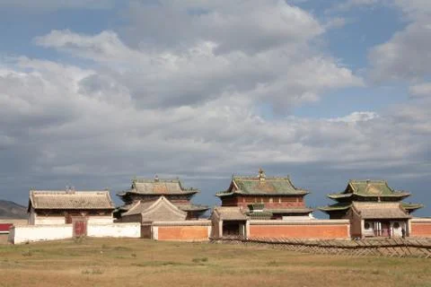Shankh Monastery temple in Mongolia Stock Photos
