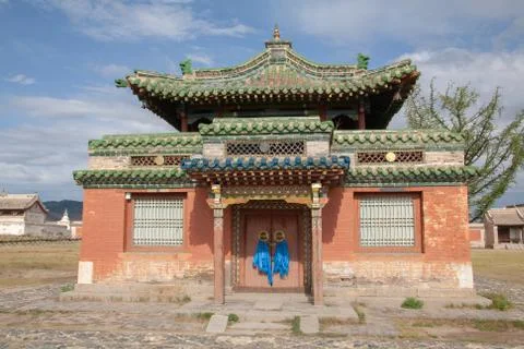 Shankh Monastery temple in Mongolia Stock Photos