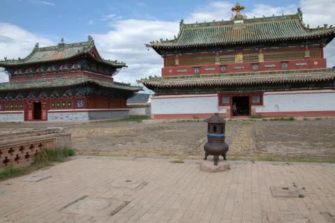 Shankh Monastery temple in Mongolia Foto stock