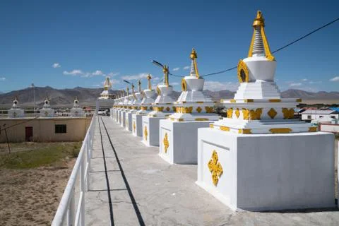 Shankh Monastery temple in Mongolia Foto stock