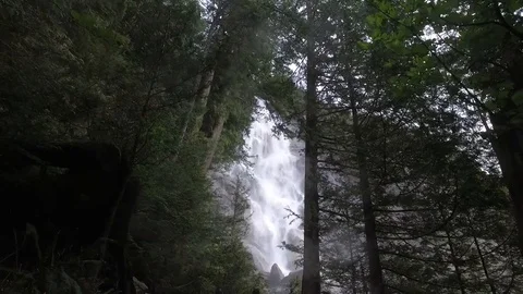 Shannon Falls - Squamish, BC Stock-Footage 91367583