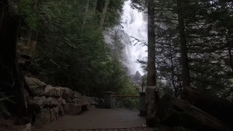 Shannon Falls - Squamish, BC Stock-Footage 91367584